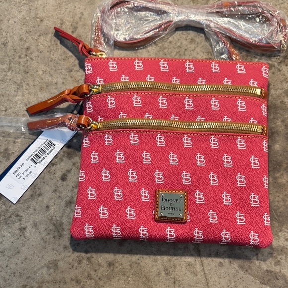 Dooney & Bourke Handbags - Dooney & Bourke Cardinals baseball Crossbody Bag